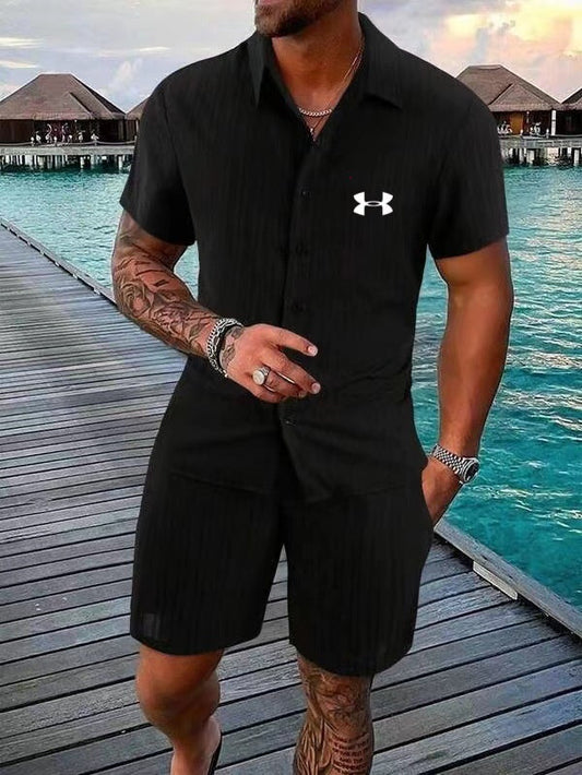 Men's casual beach pants set