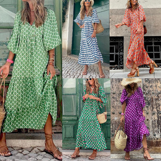 Boho Chic Floral Maxi Dress